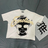 Mixed Emotion Cropped Graphic Tee
