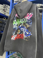 Saint Michael ST1041 Anarchy Graphic Hoodie