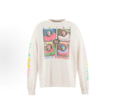 Saint Michael Pop-Art Collage Printed Sweatshirt