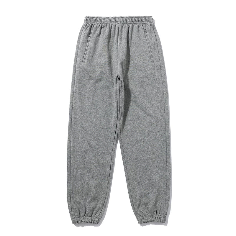 Yeezy Heather Grey Elastic‑Cuff Jogger Sweat Pants