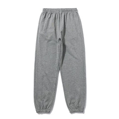 Yeezy Heather Grey Elastic‑Cuff Jogger Sweat Pants