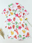 European and American cross-border new cardigans, pajamas, fashionable fruit prints, casual cardigans, short sleeved shorts, home clothes set for women (4)