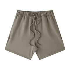 Yeezy Taupe Brown Oversized Drawstring Casual Sweat Shorts