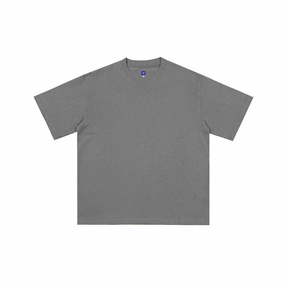 Kanyeyeezy Solid Light Grey Oversized Short‑Sleeve T‑Shirt