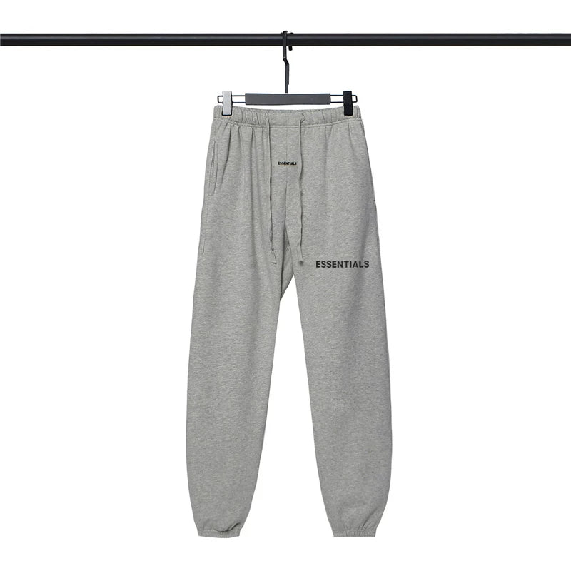 Fog Essentials Heather Grey Classic Sweat Joggers – Relaxed Everyday Streetwear Fit