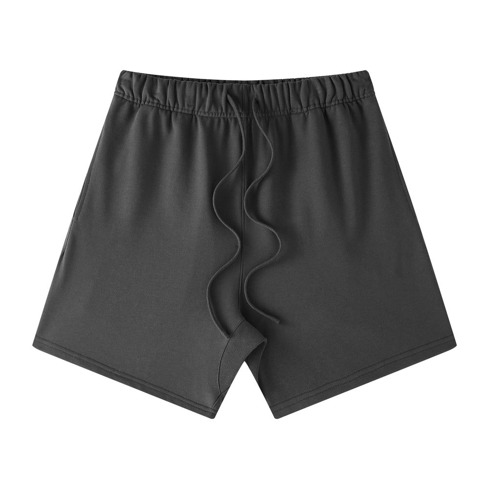 Yeezy Charcoal Grey Oversized Casual Drawstring Sweat Shorts