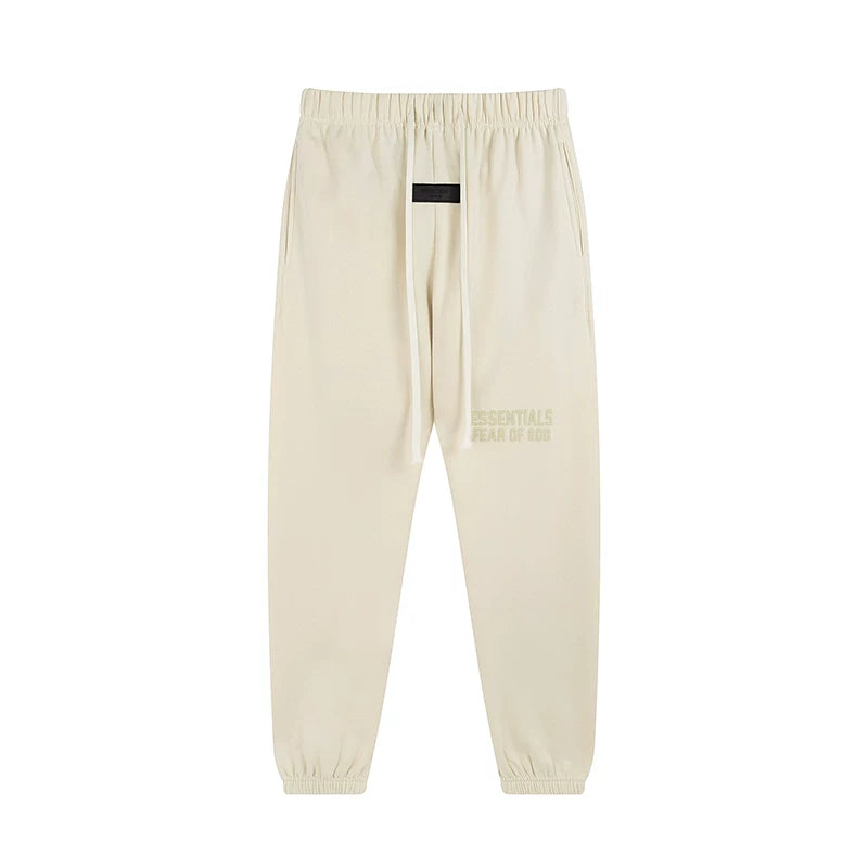Fog Essentials Cream Relaxed Jogger Pants – Clean Streetwear Fit