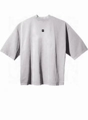 Kanyeyeezy Small Logo Oversized Half‑Sleeve T‑Shirt