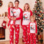 New Year's European and American parent-child outfit, full home decoration for autumn, winter, Christmas, family of three and four, home suit set for mother and daughter, pajamas