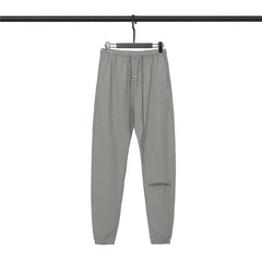Fog Essentials Washed Grey Loose Joggers – Urban Casual Fit with Signature Detail