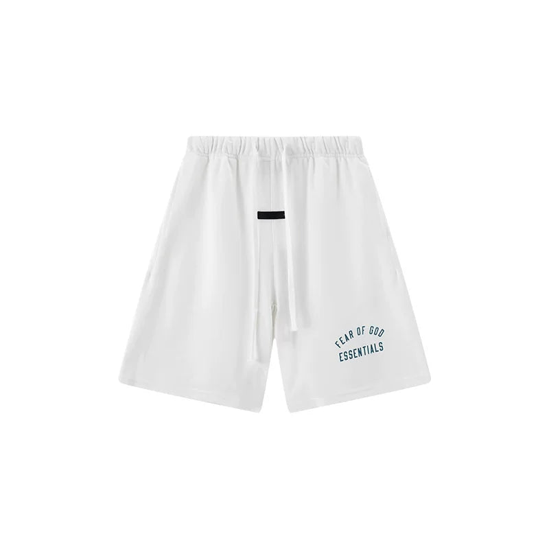Fog Essentials Clean Cut Relaxed Fit Cotton Shorts – Minimalist Everyday Style