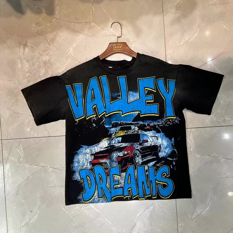 Valleydream Black Valley Dreams Retro Graphic T-Shirt