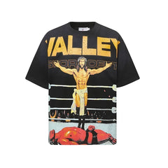 Valleydream Black Valley Sport Dept Jesus Boxing Vintage Graphic T-Shirt