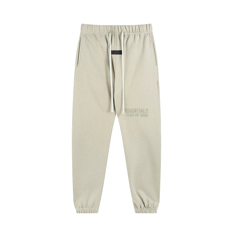 Fog Essentials Washed Grey Loose Joggers – Relaxed Urban Everyday Trousers