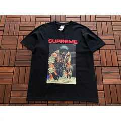 Supreme Black Monster Graphic Photo Print Short‑Sleeve T‑Shirt Fashion Street Tee