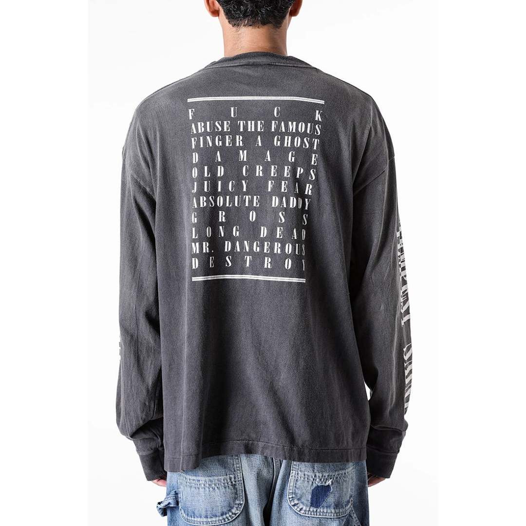 Saint Michael Tempest Graphic & Back Script Sweatshirt