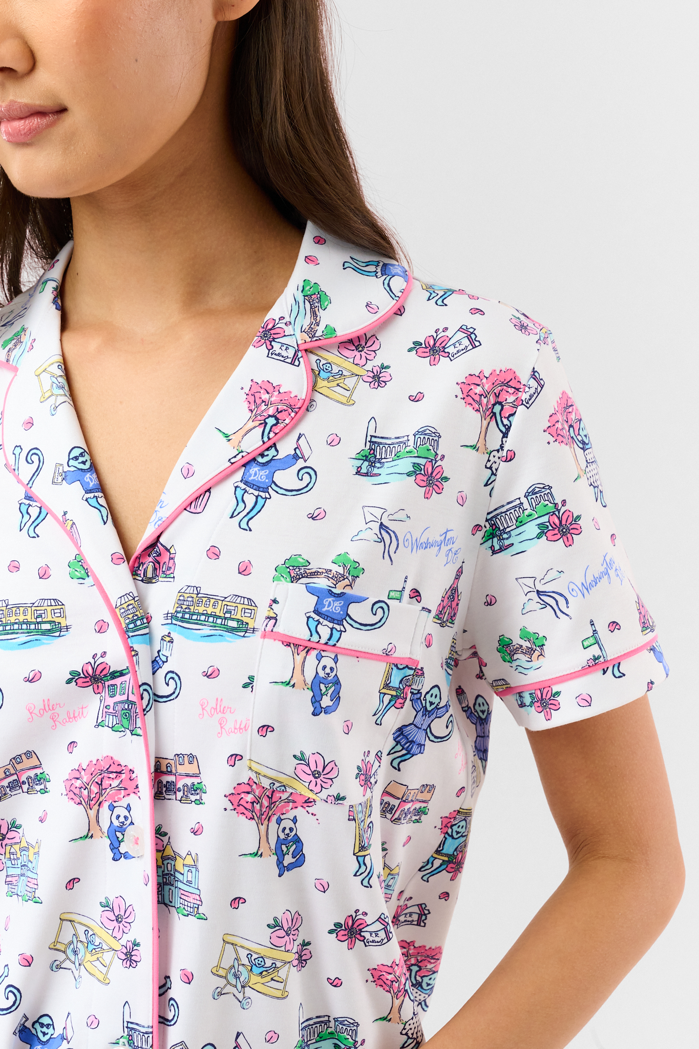 Georgetown Monkey Polo Pajamas