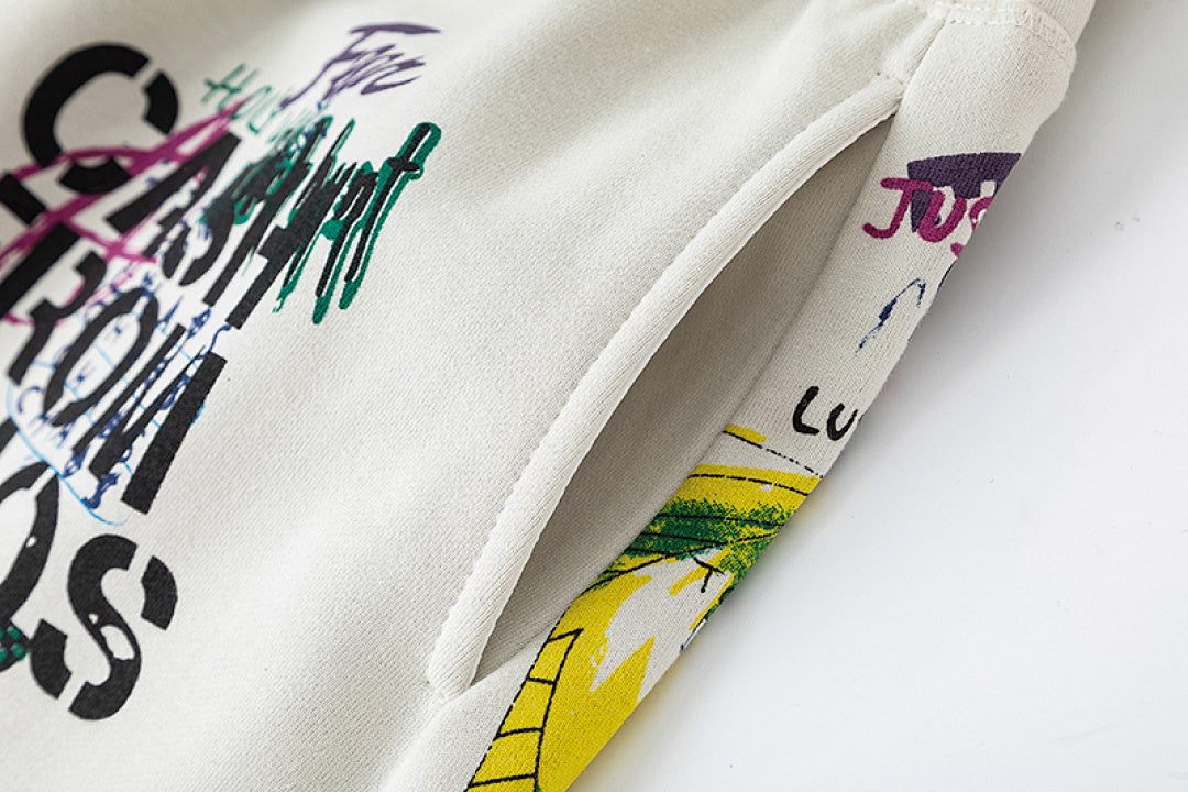 Saint Michael ST904 All-Over Graffiti Collage Sweatpants