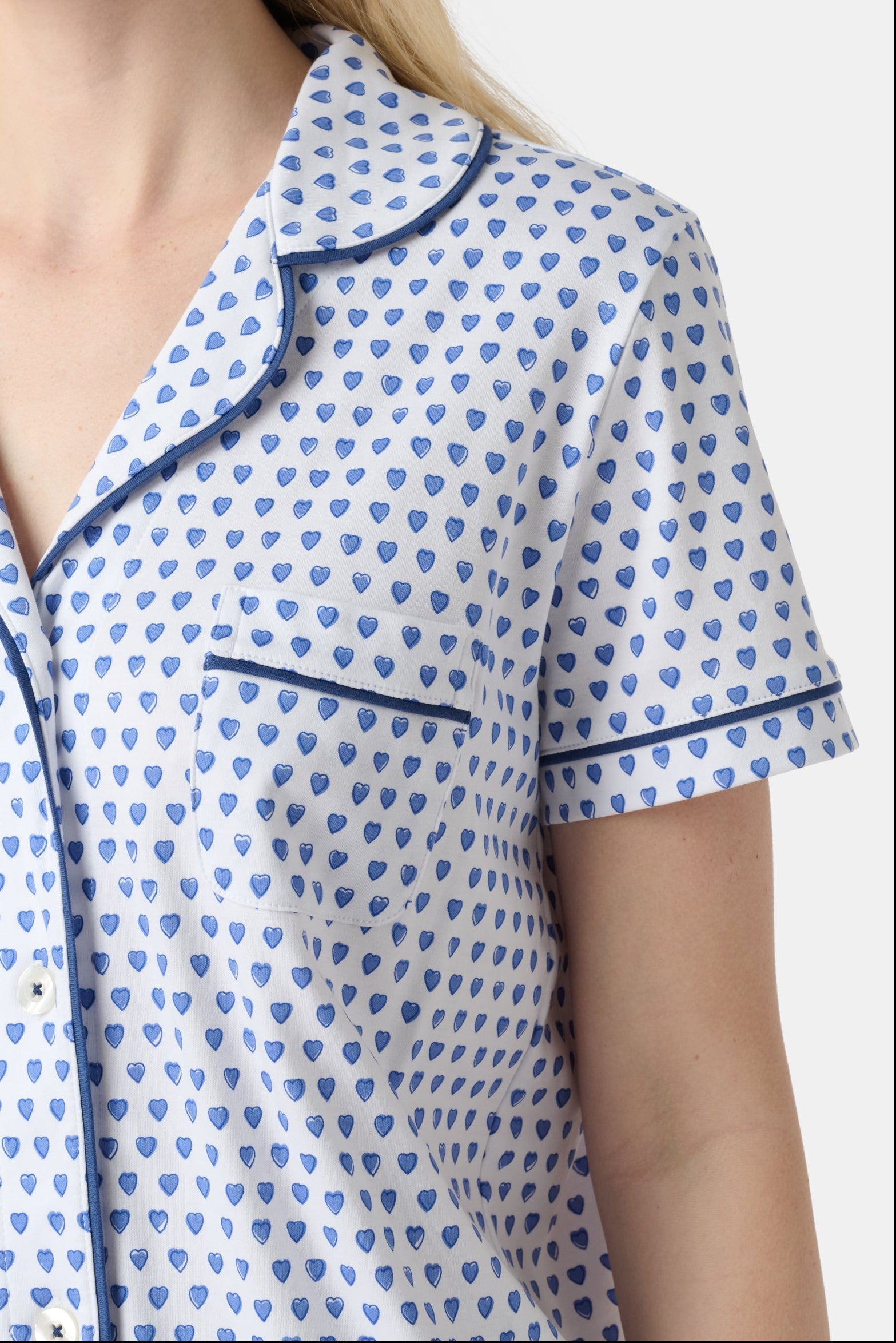 Hearts Polo Pajamas
