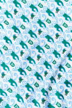 Green Wave Lovely Monkey Polo Pajamas