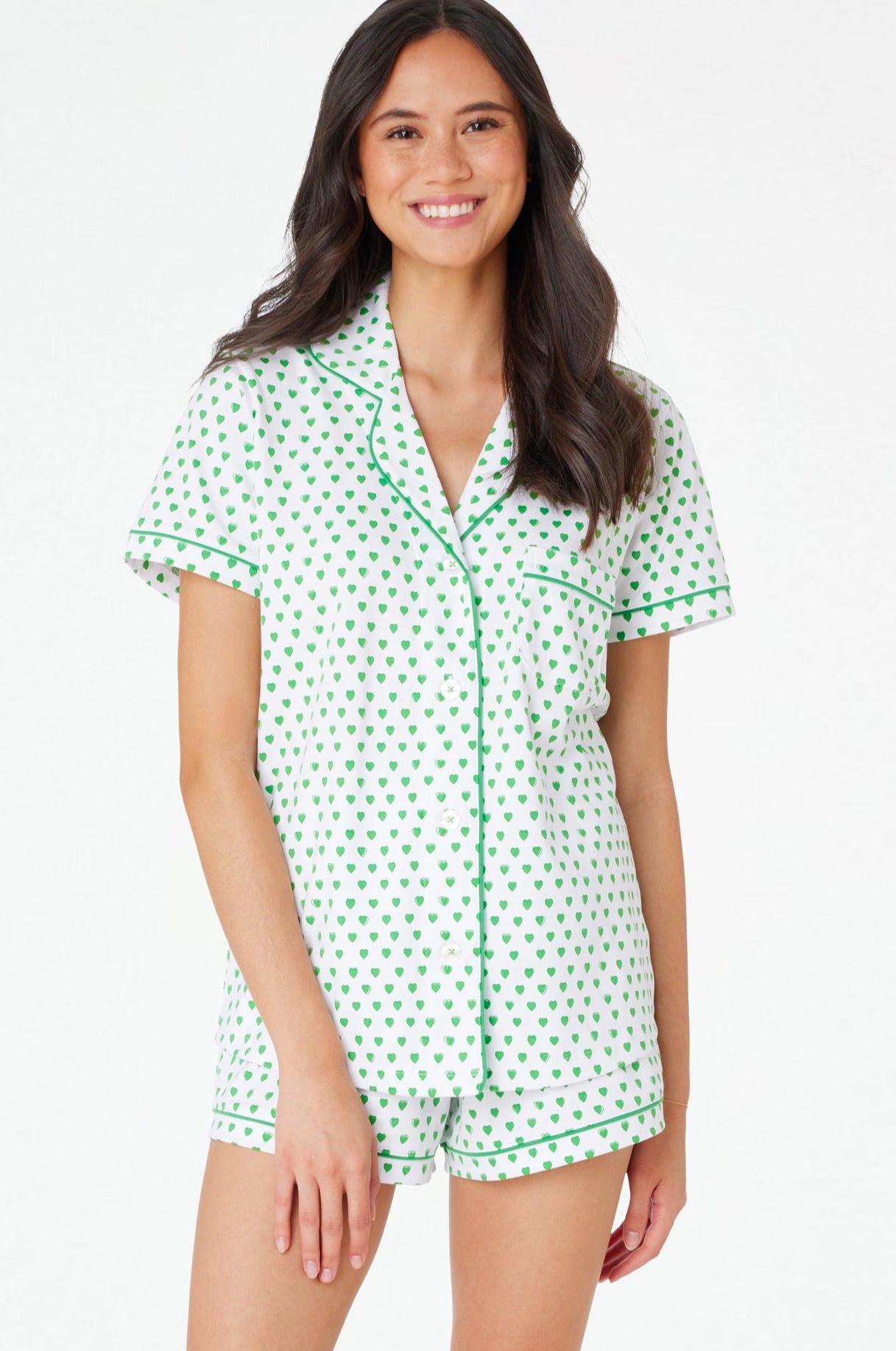 Hearts Polo Pajamas