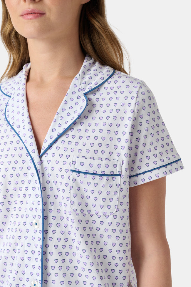 Hearts Polo Pajamas Main Image