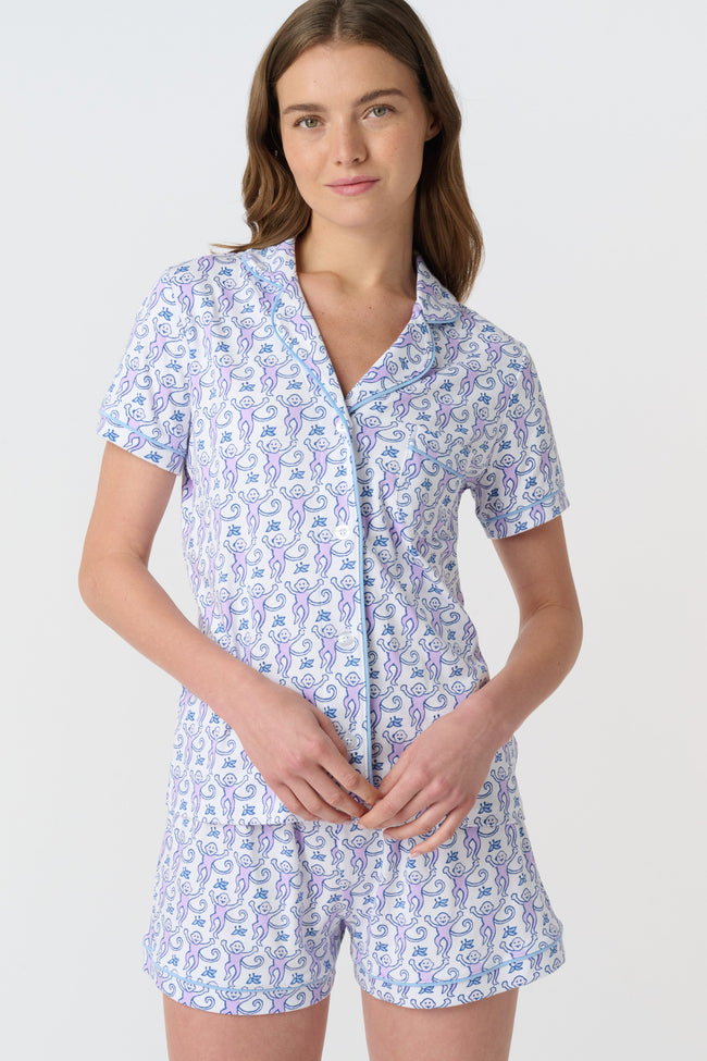 Monkey Polo Pajamas Hover Image