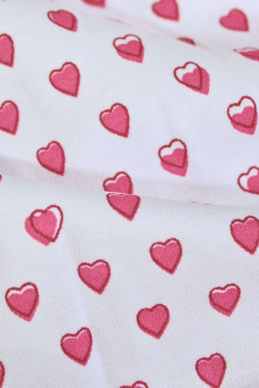 Hearts Long Sleeve Polo Pajamas