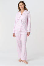 Lovely Monkey Long Sleeve Polo Pajamas