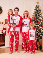 New Year's European and American parent-child outfit, full home decoration for autumn, winter, Christmas, family of three and four, home suit set for mother and daughter, pajamas
