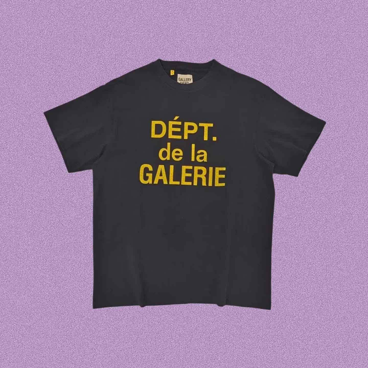 Gallery Dept. DÉPT. de la GALERIE Short Sleeve T-Shirt - Black/Yellow