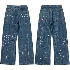 Gallery Dept. Painted & Distressed Relaxed Denim Jeans