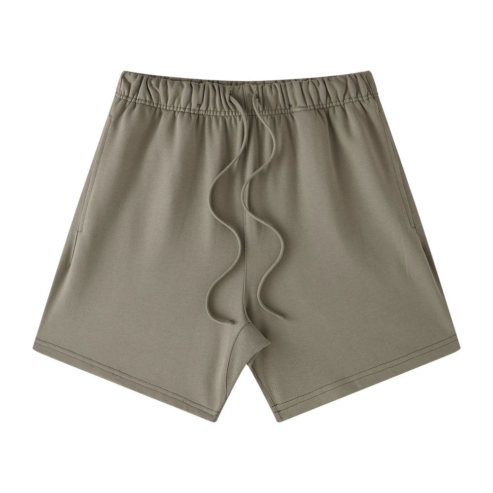 Yeezy Taupe Brown Oversized Drawstring Casual Sweat Shorts