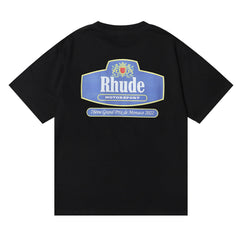 RHUDE Motorsport 2022 Commemorative Printed Crew Neck T-Shirt