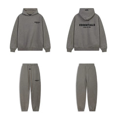 Fog Essentials Letter Print Oversized Hoodie & Sweatpants Two‑Piece Set
