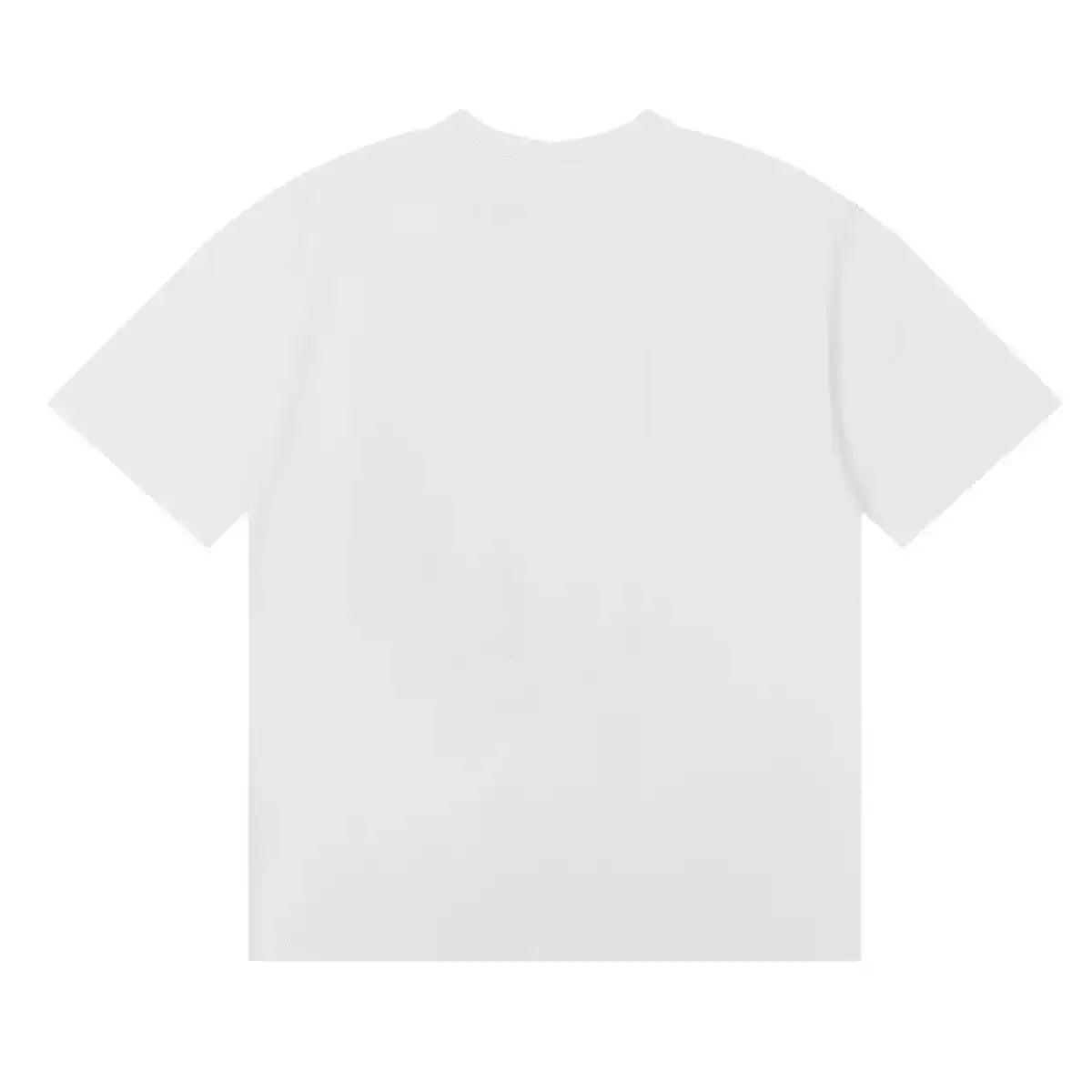 Rhude Racing Badge Big R Logo White Short Sleeve T‑Shirt