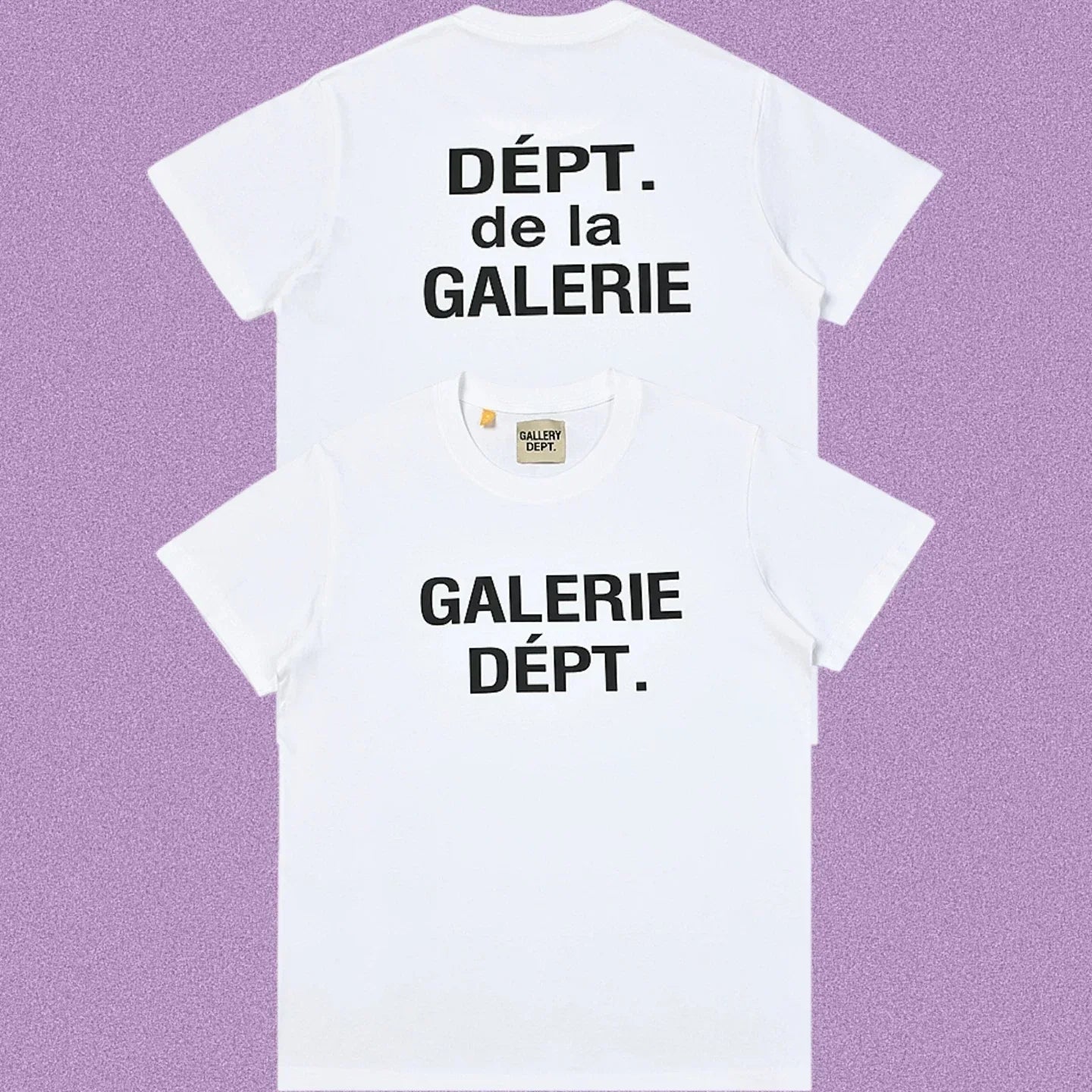 Gallery Dept. Galerie Dépt. Short Sleeve T-Shirt - White/Black