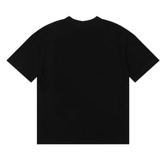Rhude USA Sailing Crest Graphic Black Short Sleeve T‑Shirt