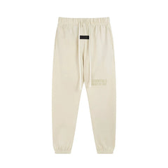 Fog Essentials Cream Relaxed Jogger Pants – Clean Streetwear Fit