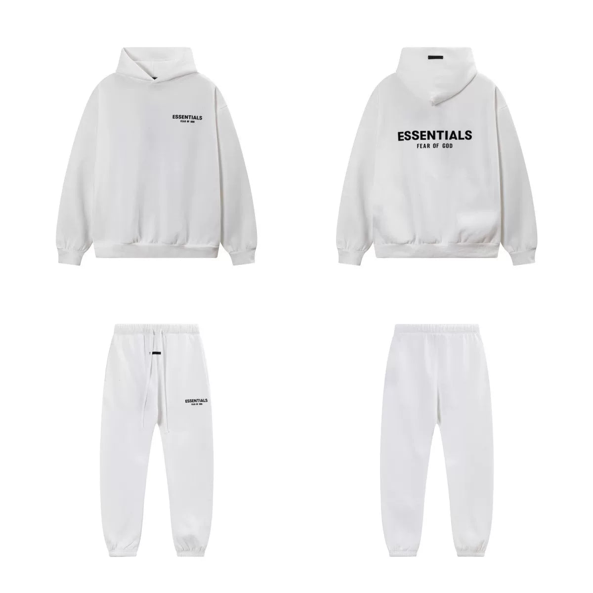 Fog Essentials Letter Print Oversized Hoodie & Sweatpants Two‑Piece Set
