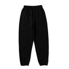 Yeezy Warm‑Lined Black Classic Loose‑Fit Jogger Sweatpants Fleece Lined Hip‑Hop Streetwear Pants
