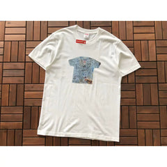 Supreme White Mini‑Tee Graphic Printed Short‑Sleeve T‑Shirt Street‑Wear Tee