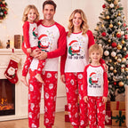 New Year's European and American parent-child outfit, full home decoration for autumn, winter, Christmas, family of three and four, home suit set for mother and daughter, pajamas