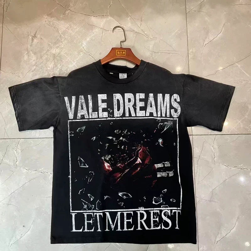 Valleydream Black Dark Portrait LETIMEREST Valley Dreams Vintage T-Shirt