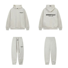 Fog Essentials Letter Print Oversized Hoodie & Sweatpants Two‑Piece Set