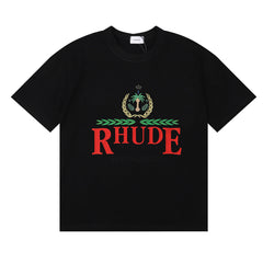 Rhude Yacht Club East Hampton Crest Graphic Short Sleeve T-Shirt