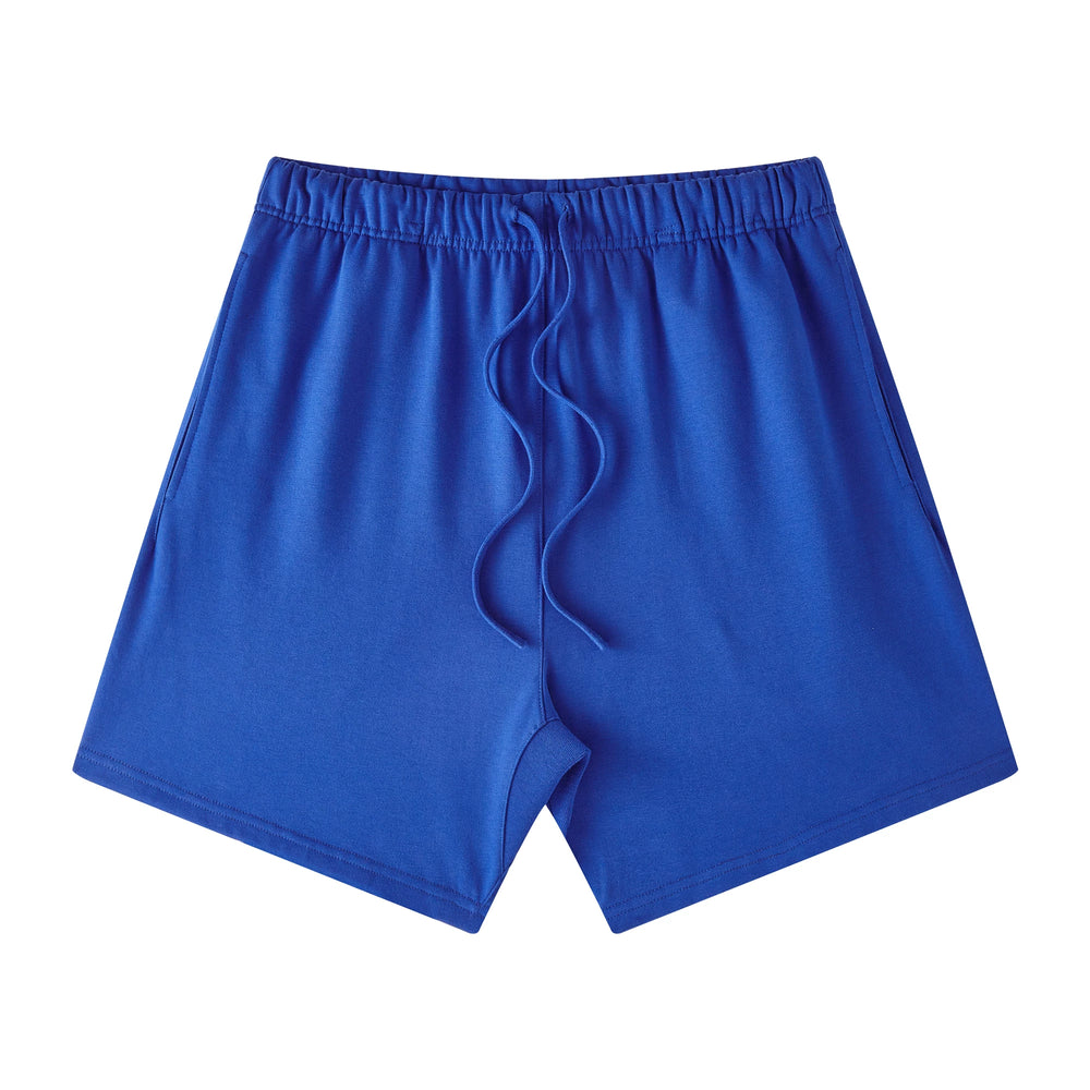 Yeezy Royal Blue Loose‑Fit Trendy Drawstring Sweat Shorts