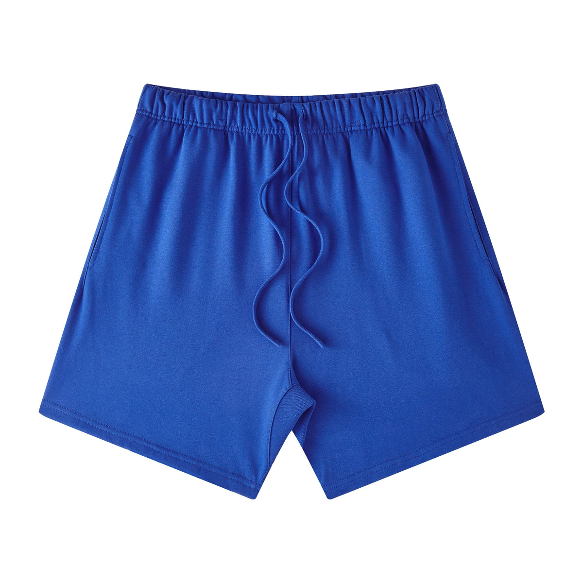 Yeezy Royal Blue Loose‑Fit Trendy Drawstring Sweat Shorts