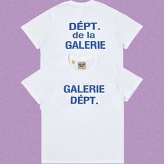 Gallery Dept. Galerie Dépt. Short Sleeve T-Shirt - White/Blue