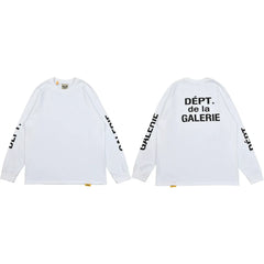 Gallery Dept. Sleeve Print DÉPT. de la GALERIE Long Sleeve T-Shirt - White/Black